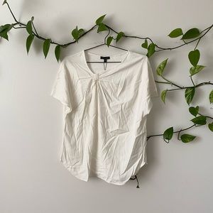 NWT Universal Standard Mackaya Luxe Twill Knot Top